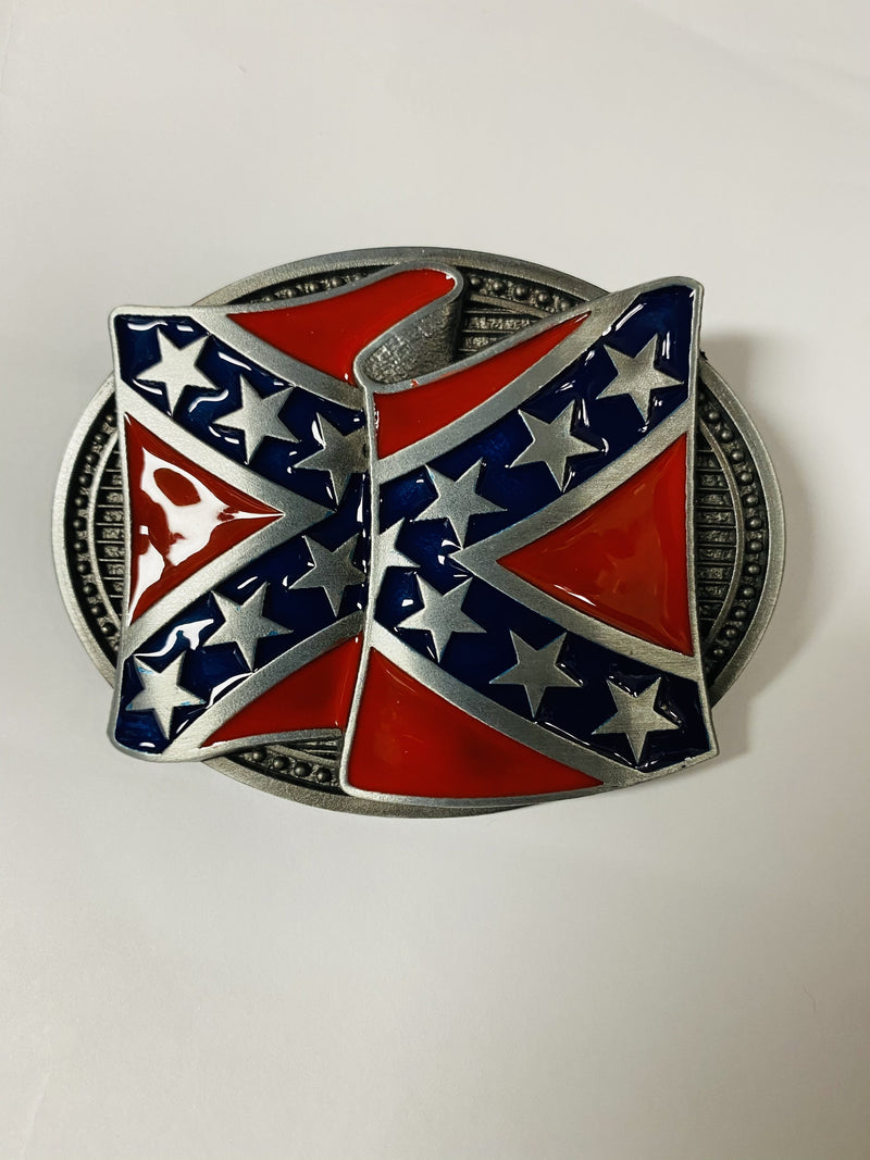 Belt Buckle Flag flowing