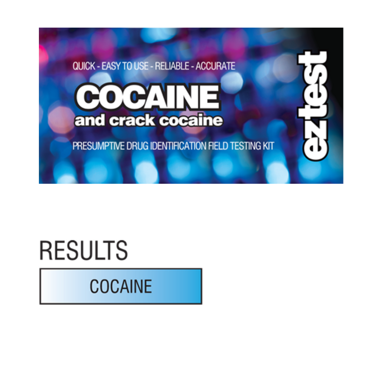 EZ Test  Cocaine Cuts Test Kit For Cocaine Presence