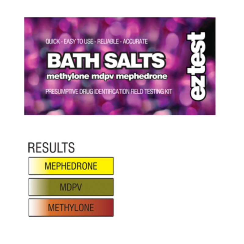 EZ Test Test Kit Tube For Bath Salts Mephedrone Methylone MDPV