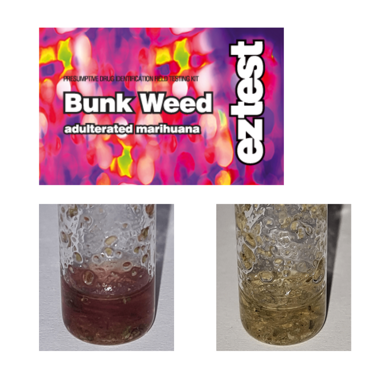 EZ Test Test Kit Tube For Bunkweed Marijuana Hashish