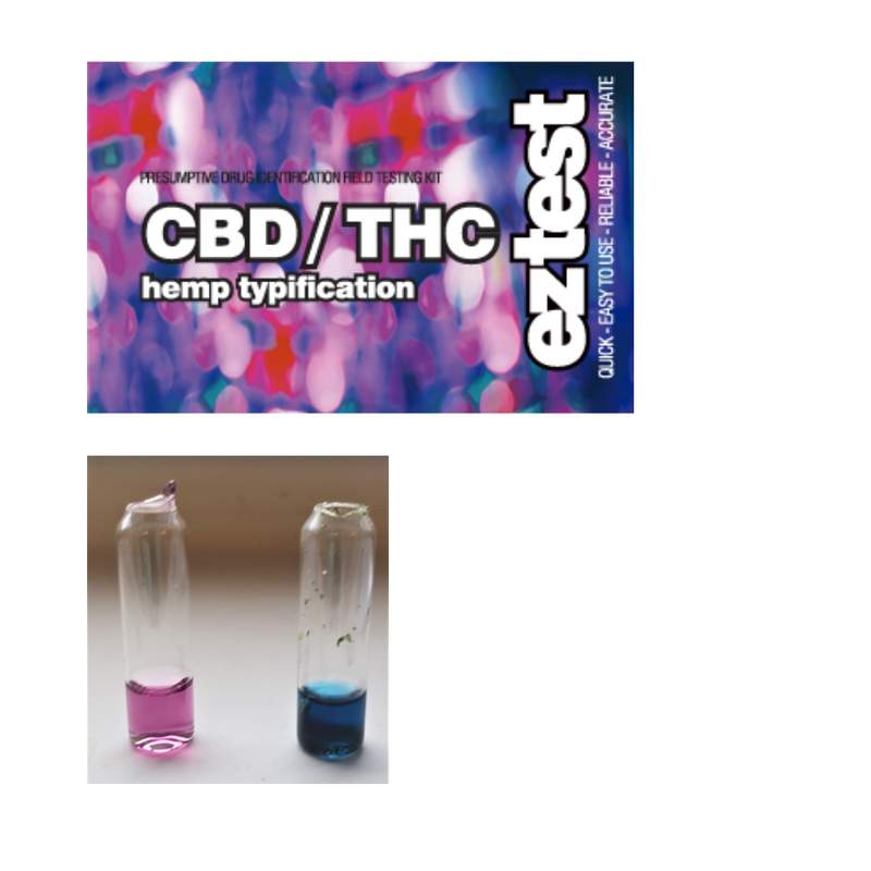 EZ Test Test Kit Tube For CBD THC HEMP Typification