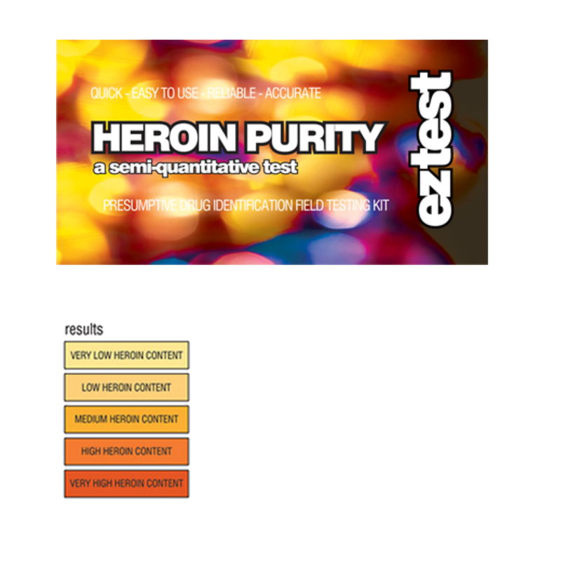 EZ Test Test Kit Tube For Heroin Purity