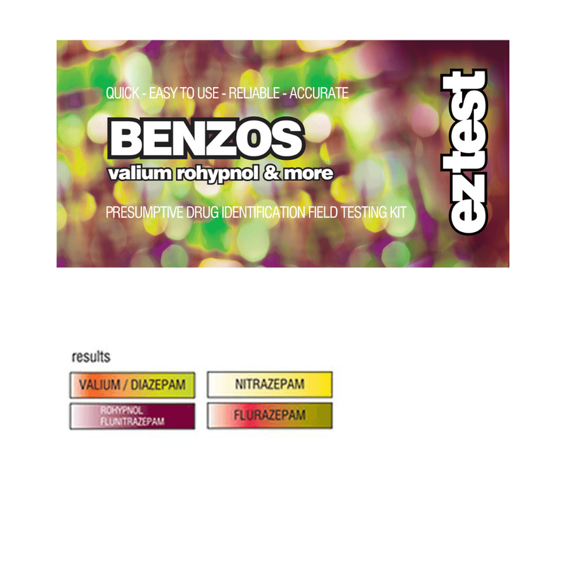 EZ Test Tube Benzos For Benzodiazepines Valium Rohypnol Test Kit