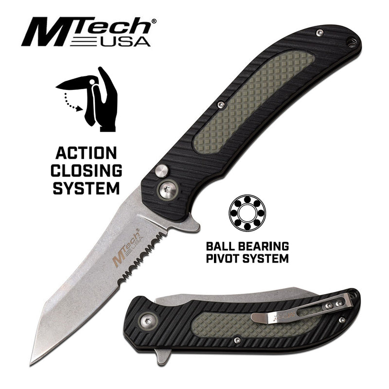 Folder With Action Closing System Knife M296 Mtech USA