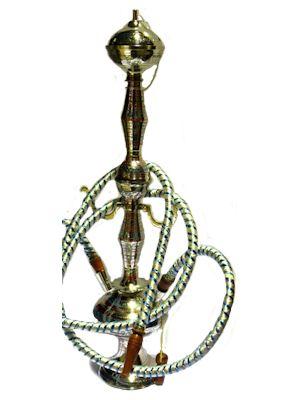 Hookah Shisha Brass 1 Hose 52cm Agung