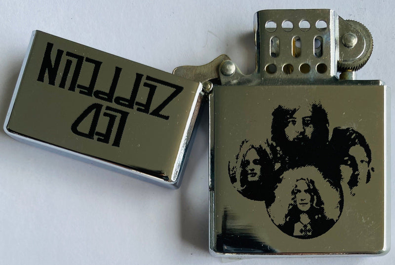 Led Zeppelin Four faces Zippo Lighter look alike Official Licensed Merchandise