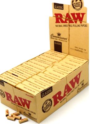 RAW Classic King Size Papers + Prerolled Tips  2153 Agung