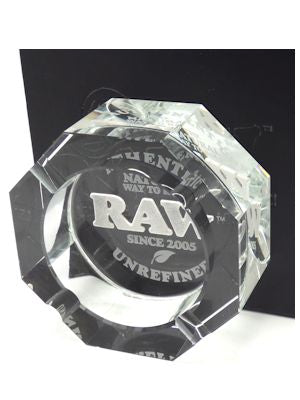 RAW Crystal Ashtray 170mm Diameter 2328 Agung