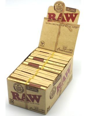 RAW Organic 1 1-4 Papers + TIPS 2183 Agung