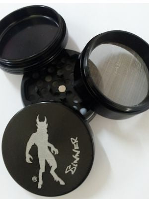 Sinner 4pce Grinder 55 mm 2485BLK-RED Agung