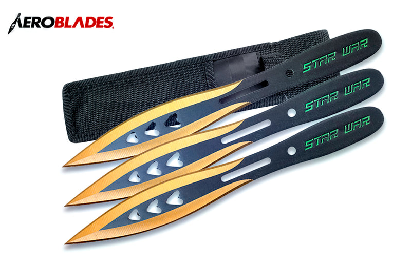 Throwing Knives Aeroblades 171mm Set Of 3 D6