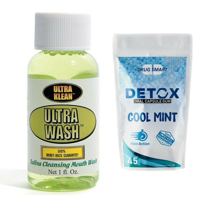 VALUE PACK  Ultra Klean Ultra Wash Saliva Cleansing Mouthwash & Detox Oral Chewing Gum