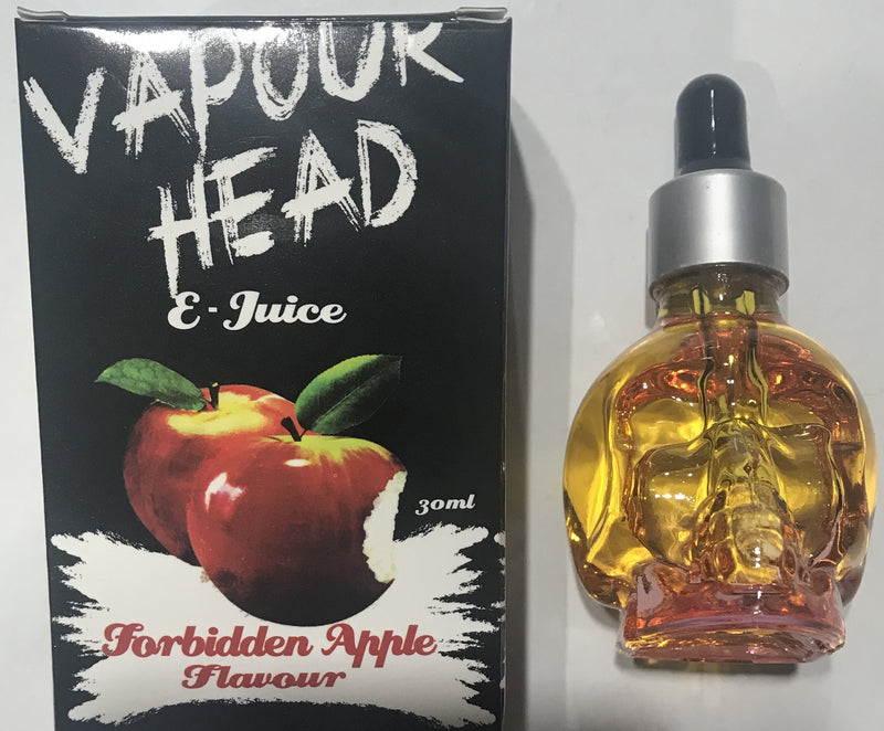 V Head E Juice Forbidden Apple Flavour 30ML oil skull